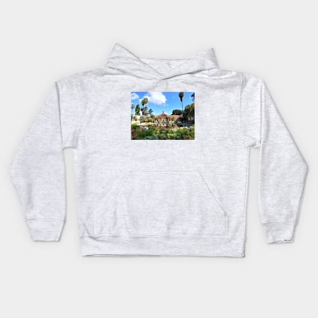 Balboa Park Botanical Building Kids Hoodie by Palmer T-Shirts & Mugs